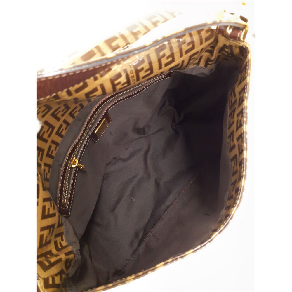 FENDI Zucchino Mamma Bucket Shoulder Bag - Picture 3 of 9